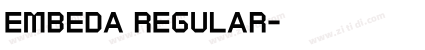 Embeda Regular字体转换